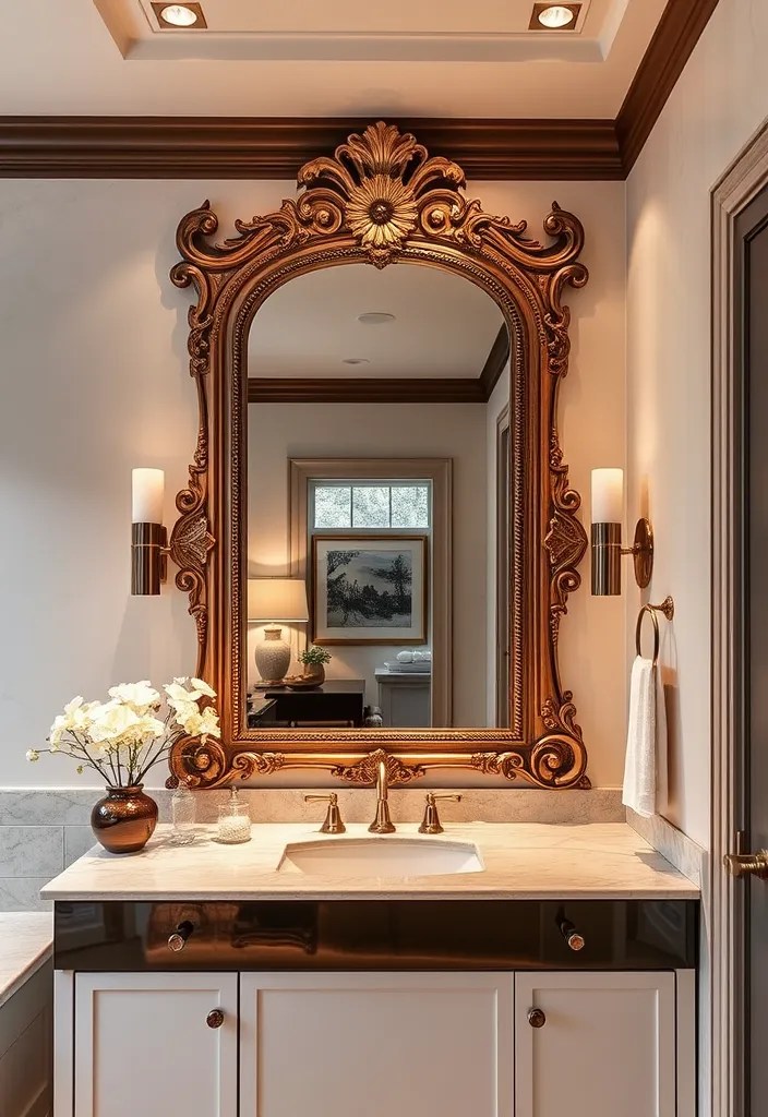 12 Bathroom Makeovers That'll Turn Your Home into a Spa Retreat! - 10. Statement Mirrors