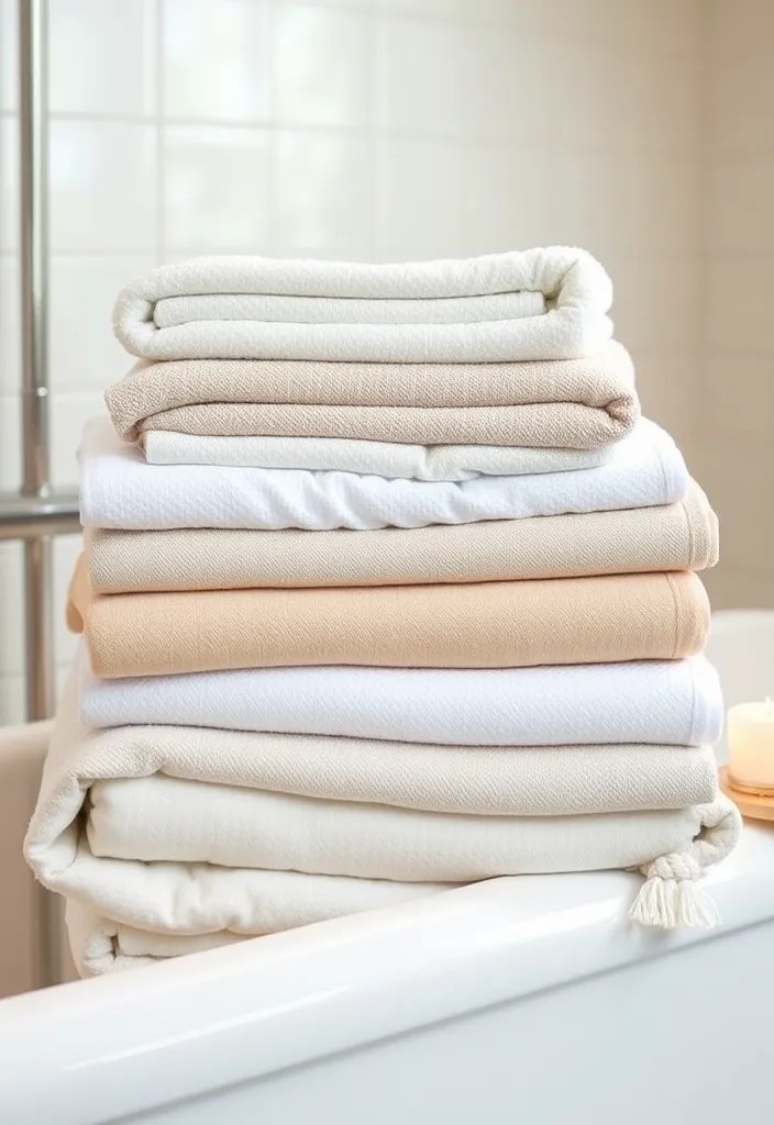 12 Bathroom Makeovers That'll Turn Your Home into a Spa Retreat! - 11. Elegant Bath Linens