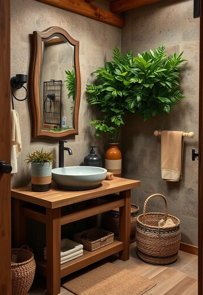 12 Bathroom Makeovers That'll Turn Your Home into a Spa Retreat! - 4. Natural Elements