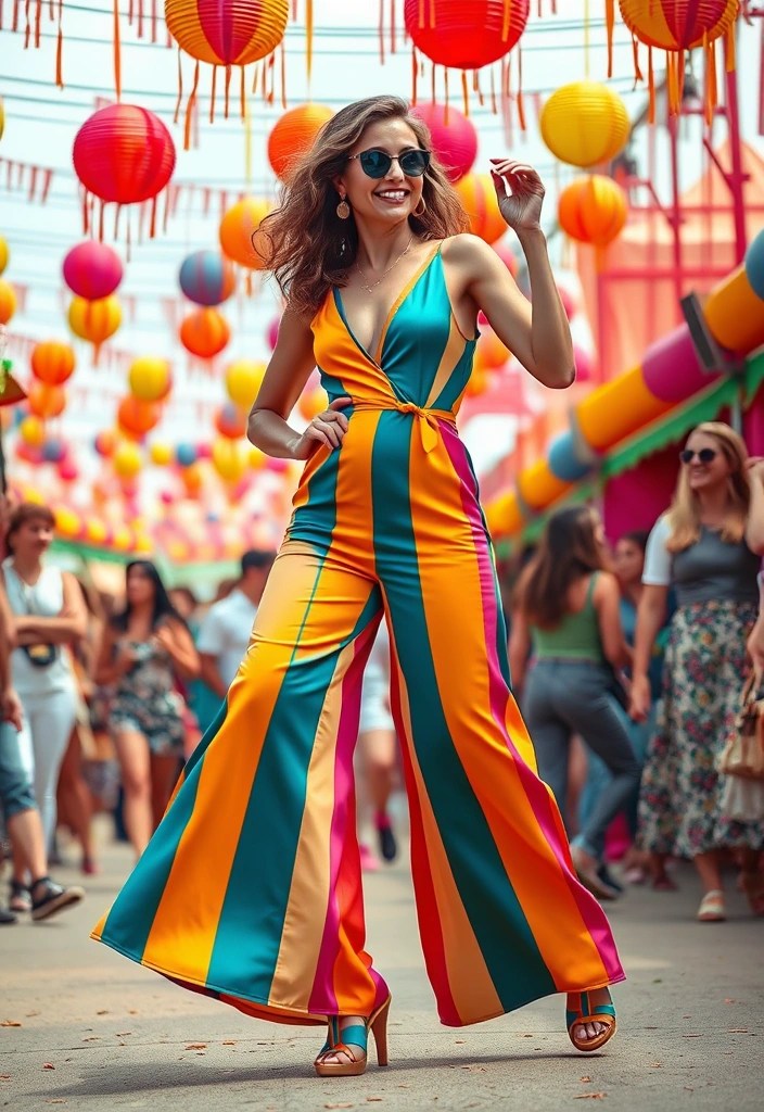 13 Vintage Outfit Ideas That Will Make You Stand Out (Even Your Grandma Will Approve!) - 4. Retro Jumpsuits