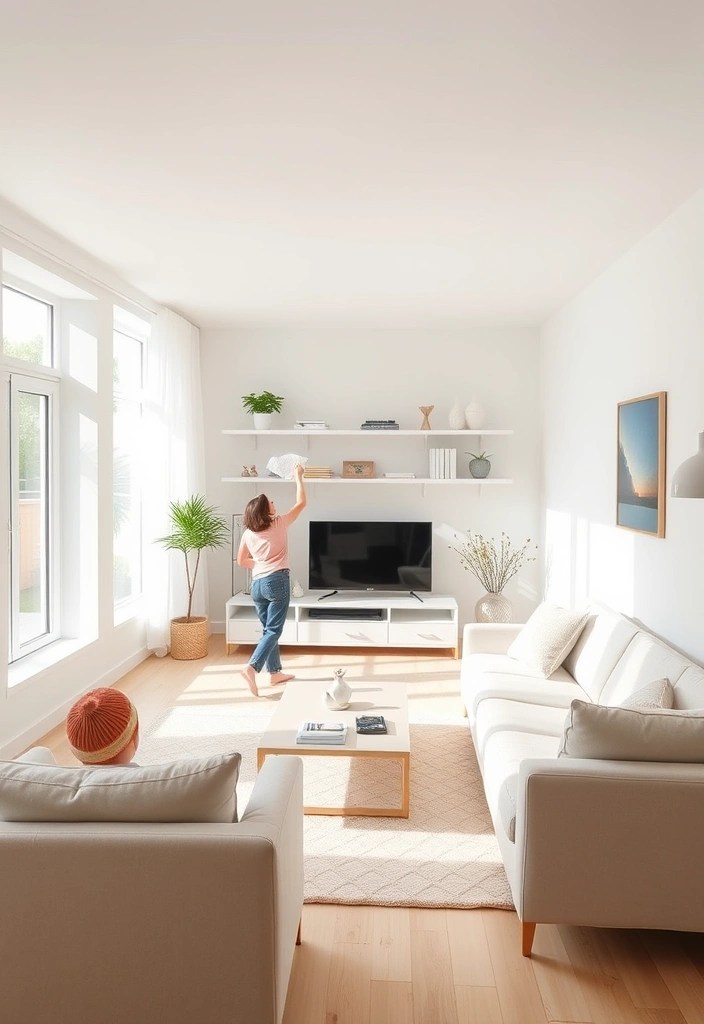 16 Minimalist Decor Hacks That'll Declutter Your Life and Create a Calm Home (Get Inspired by #10!) - 15. Maintain a Cleaning Routine