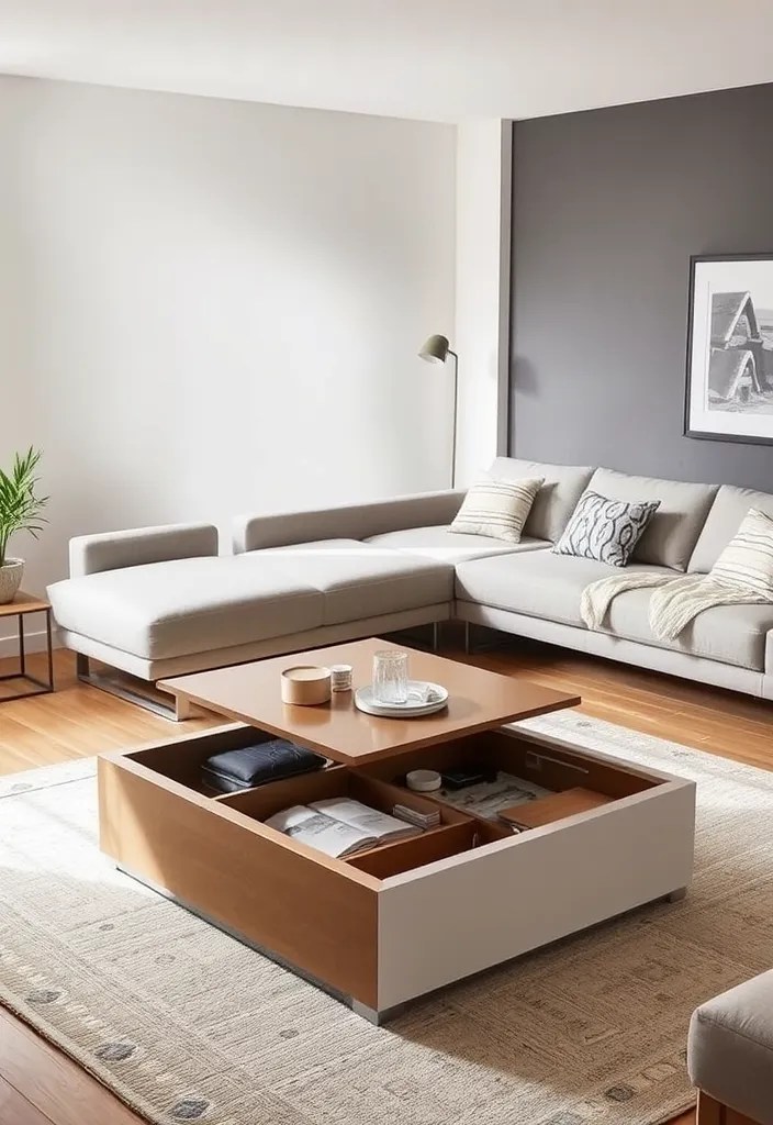 16 Minimalist Decor Tips That Will Declutter Your Life and Mind! - 3. Invest in Multi-functional Furniture