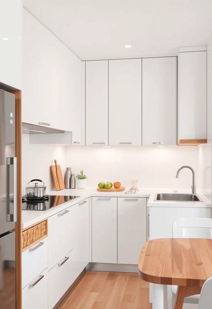 17 Small Kitchen Makeovers That Prove Size Doesn't Matter (#11 Is Pure Genius!) - 15. Minimalist Design