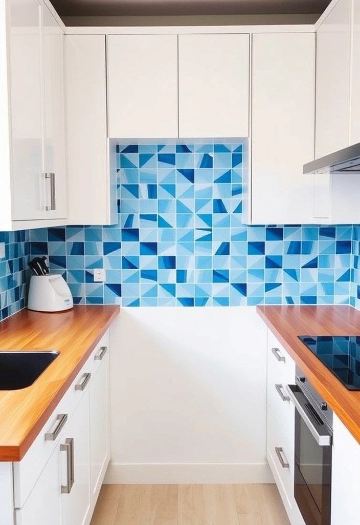 17 Small Kitchen Makeovers That Prove Size Doesn't Matter (#11 Is Pure Genius!) - 2. Creative Backsplash Ideas