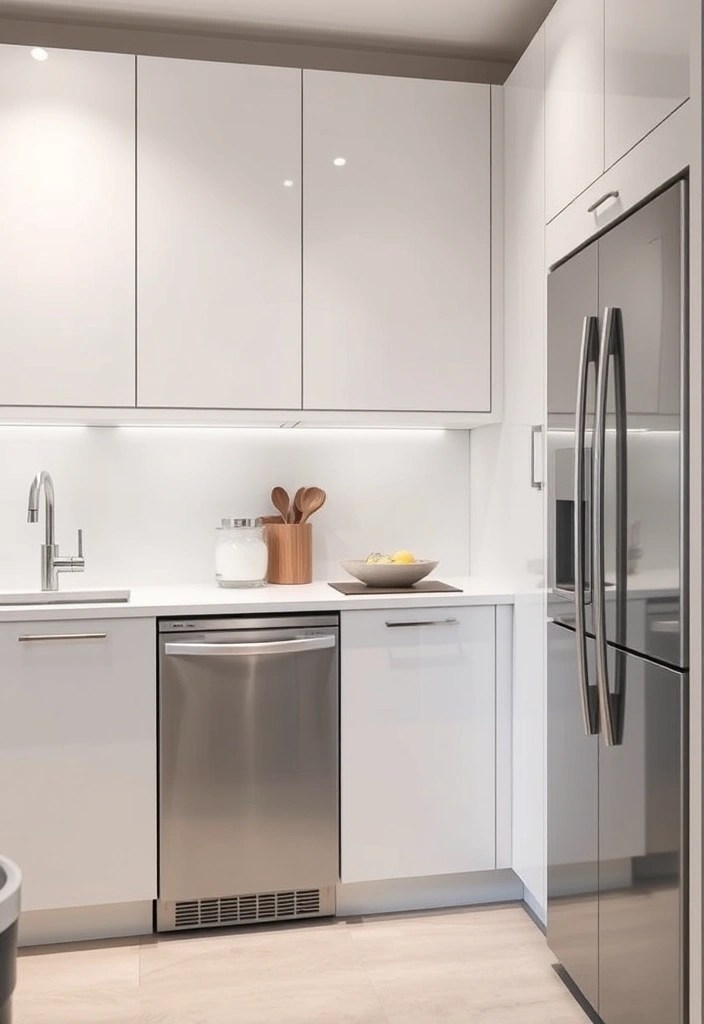 17 Small Kitchen Makeovers That Prove Size Doesn't Matter (#11 Is Pure Genius!) - 3. Integrated Appliances for Seamless Design