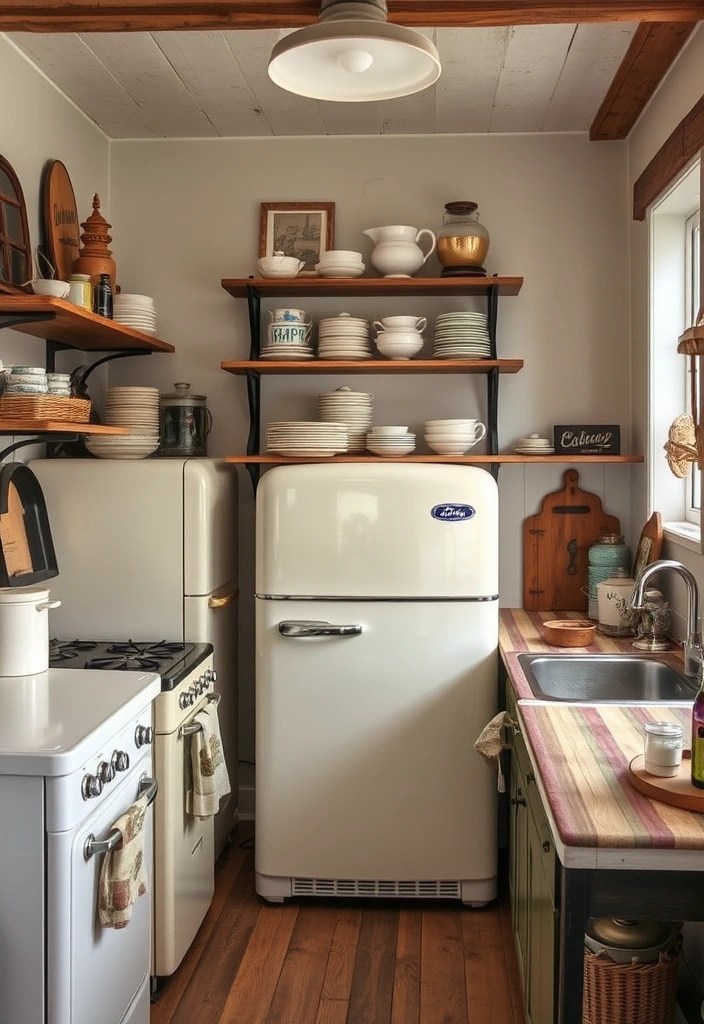 17 Small Kitchen Makeovers That Prove Size Doesn't Matter (#11 Is Pure Genius!) - 9. Vintage Accents