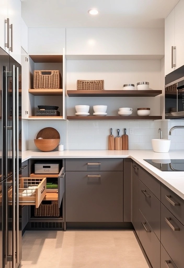19 Modern Kitchen Decor Ideas That’ll Upgrade Your Cooking Space Dramatically! (#12 Is Genius!) - 8. Stylish Storage Solutions