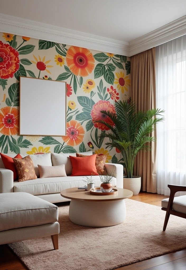 12 Trending Home Decor Ideas That'll Instantly Refresh Your Space! - 7. Bold Wallpaper: A Splash of Personality