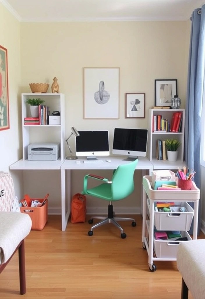 16 Home Office Ideas That'll Boost Your Productivity and Make You Love Working from Home! - 12. Flexible Layouts
