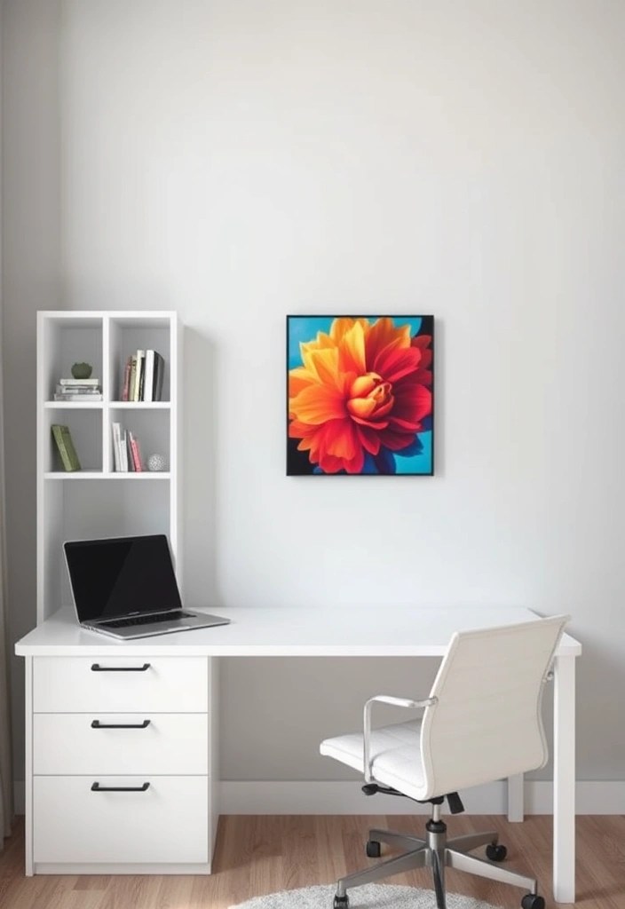 16 Home Office Ideas That'll Boost Your Productivity and Make You Love Working from Home! - 3. Minimalist Marvel