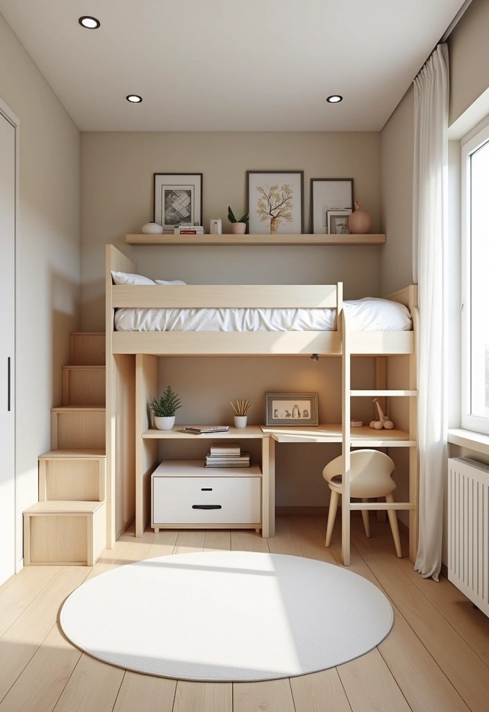 17 Fun Kids Room Ideas That Will Make Playtime Even More Exciting! - 13. Modern Minimalist Space