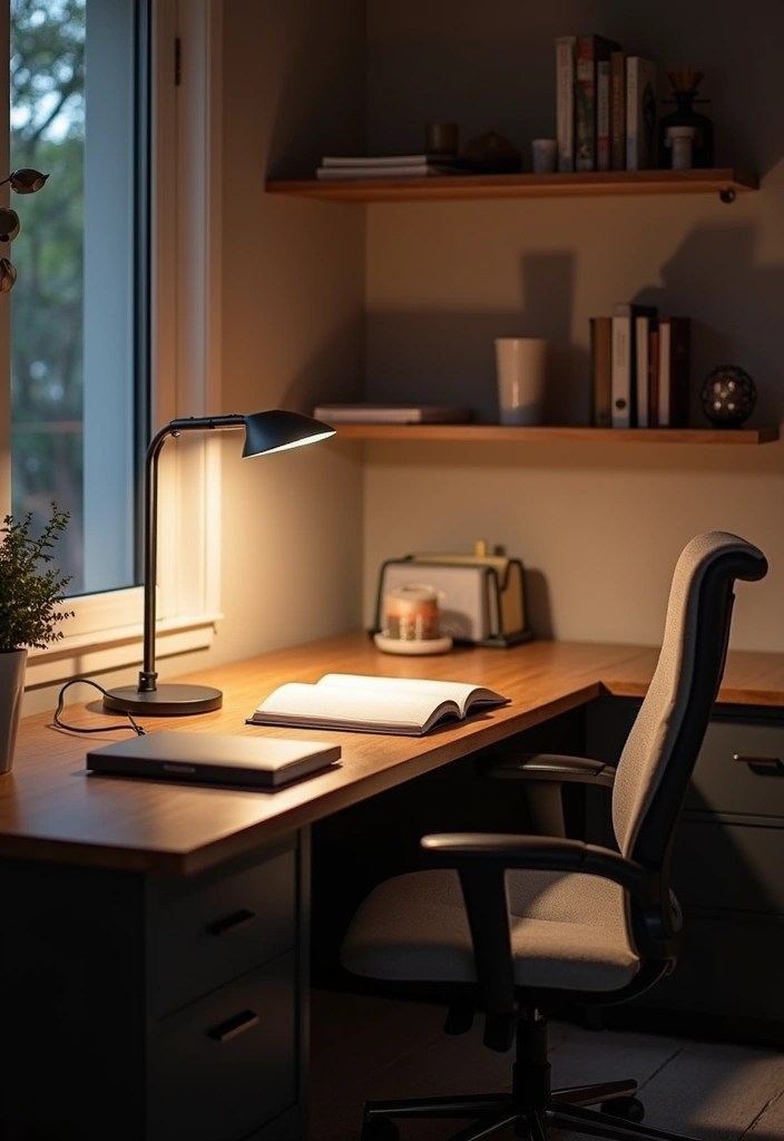 17 Lighting Ideas That'll Instantly Elevate Your Home's Ambiance! - 17. Functional Lighting for Workspaces