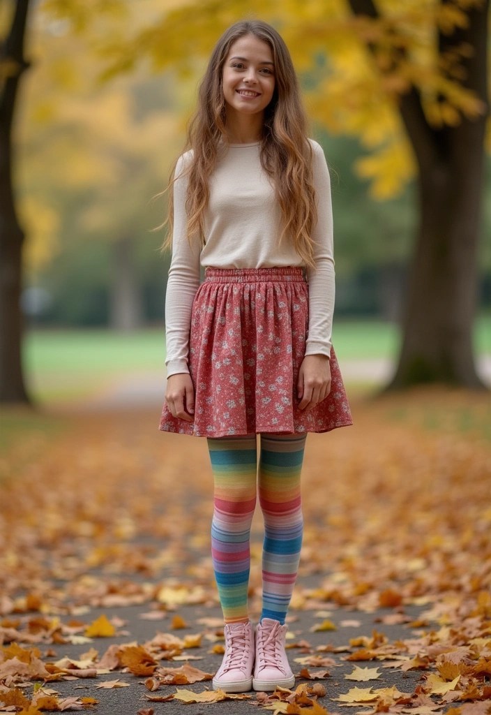 18 Must-Have Fall Fashion Trends You’ll Want to Wear All Season Long (Wait Until You See #5!) - 12. Colorful Tights