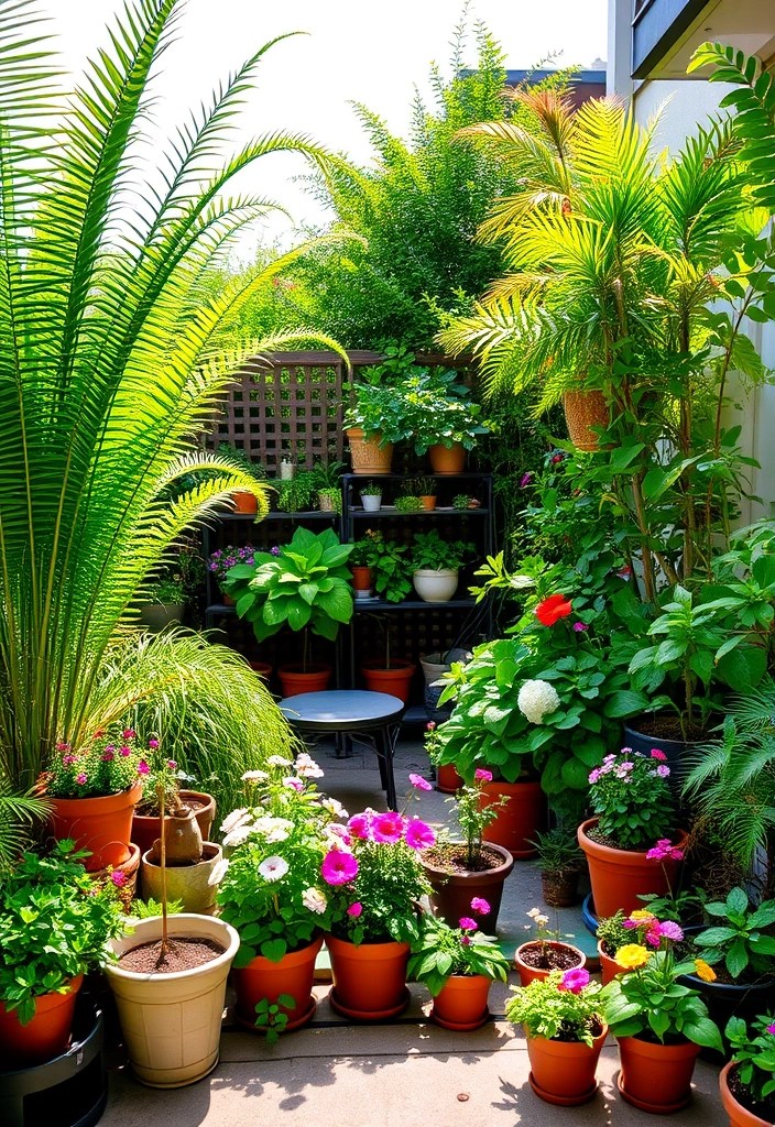 19 Patio Decor Ideas That'll Make Summer Feel Like a Dream (Goodbye, Boring Spaces!) - 5. Lush Greenery and Potted Plants