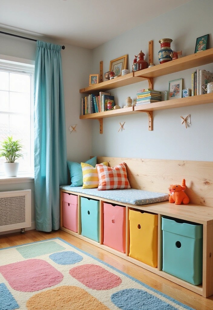 13 Fun Kids Room Decor Ideas That Will Make You the Coolest Parent Ever! - 2. Creative Storage Solutions