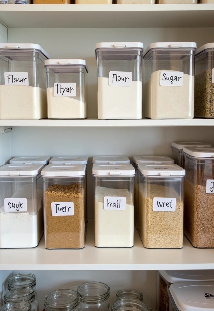 15 Kitchen Organization Hacks That'll Change Your Cooking Game Forever! - 6. Clear Storage Containers