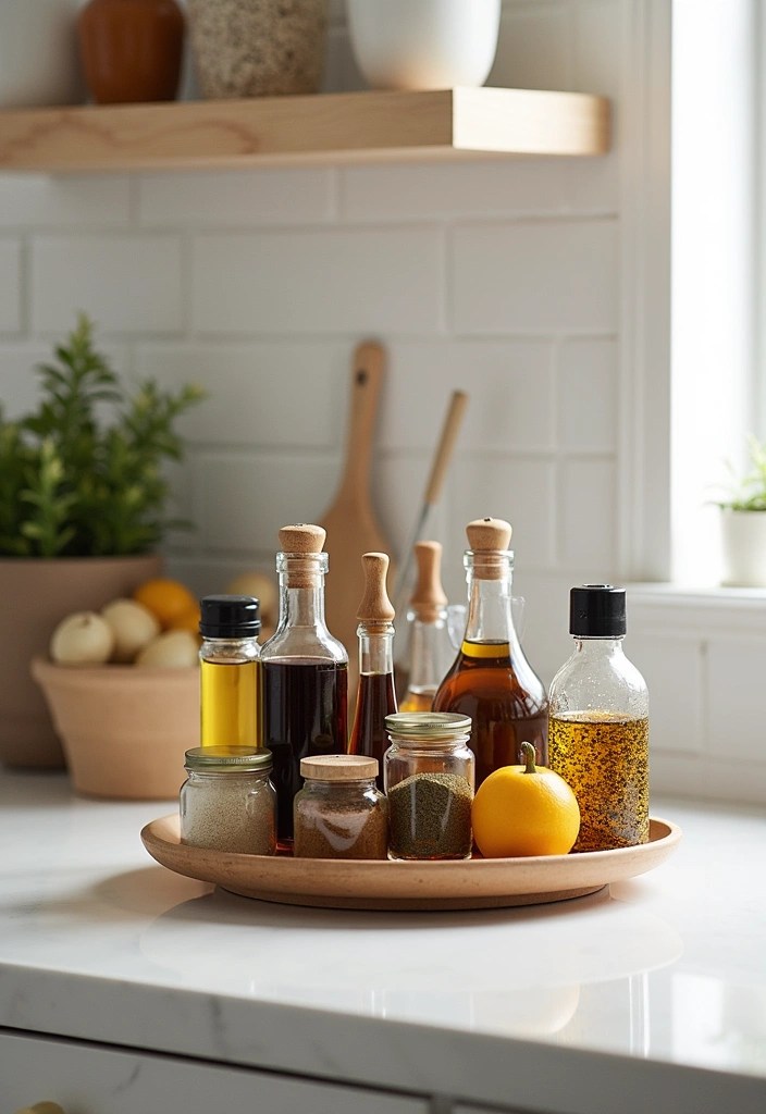 15 Kitchen Organization Hacks That'll Change Your Cooking Game Forever! - 8. Lazy Susans