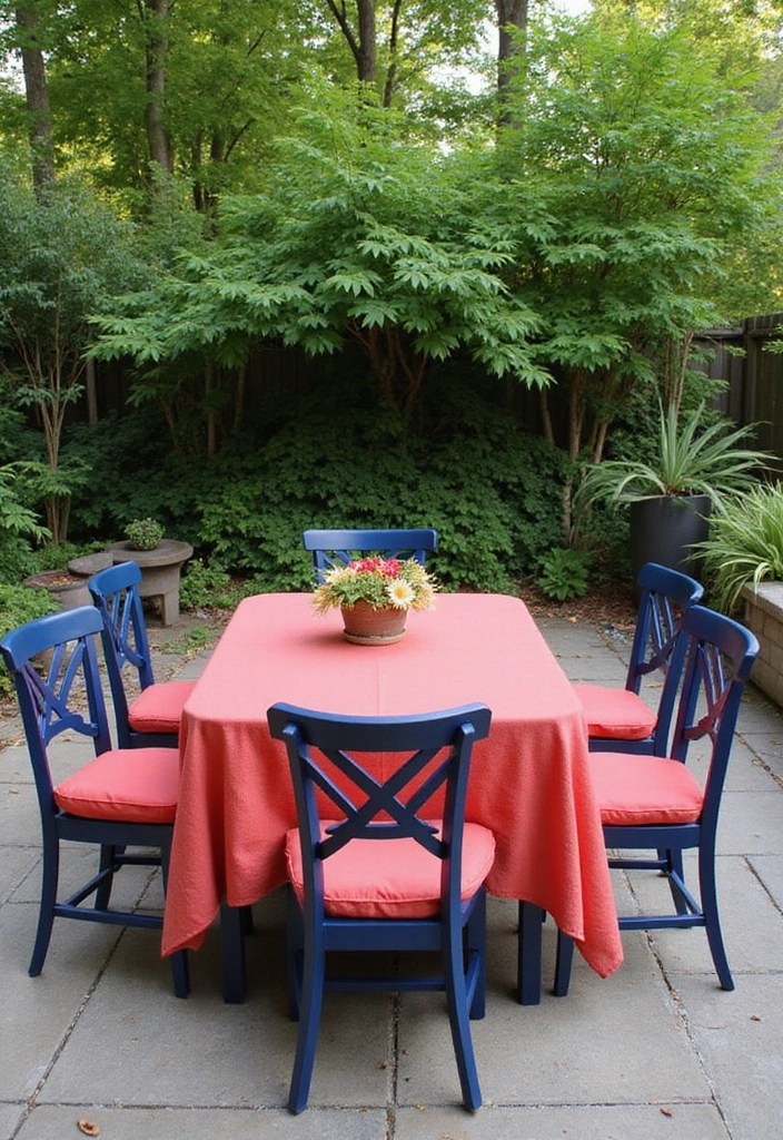 19 Bold Color Combinations That'll Make Your Home Pop (Number 5 Will Surprise You!) - 11. Bright Coral and Deep Navy