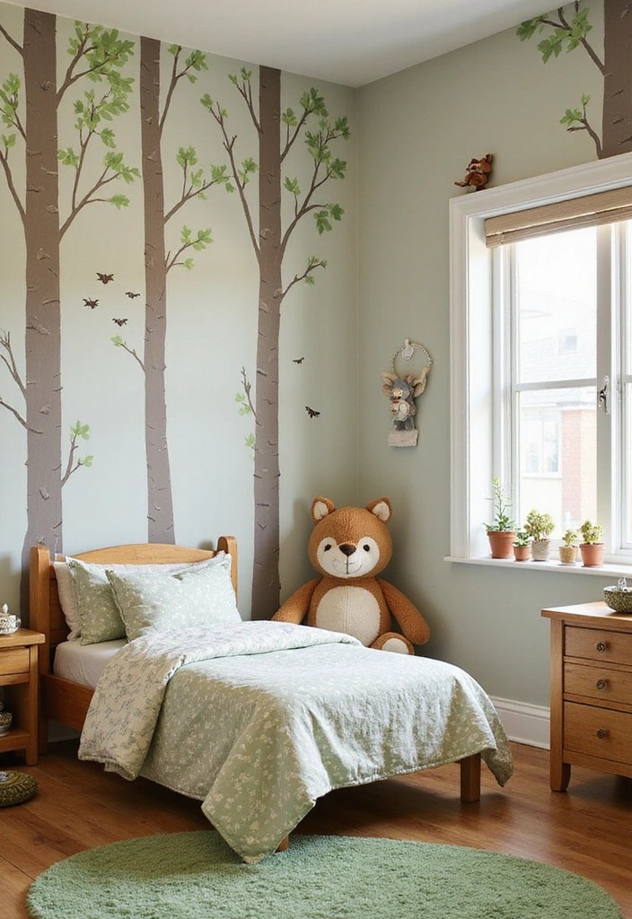 22 Fun Kids' Room Ideas That'll Make Their Space a Dream Come True! - 1. Whimsical Woodland Theme
