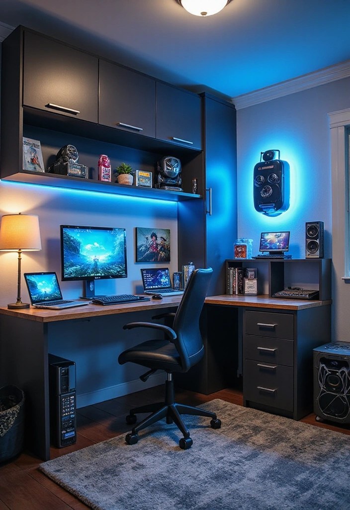 22 Fun Kids' Room Ideas That'll Make Their Space a Dream Come True! - 19. Tech-Friendly Space