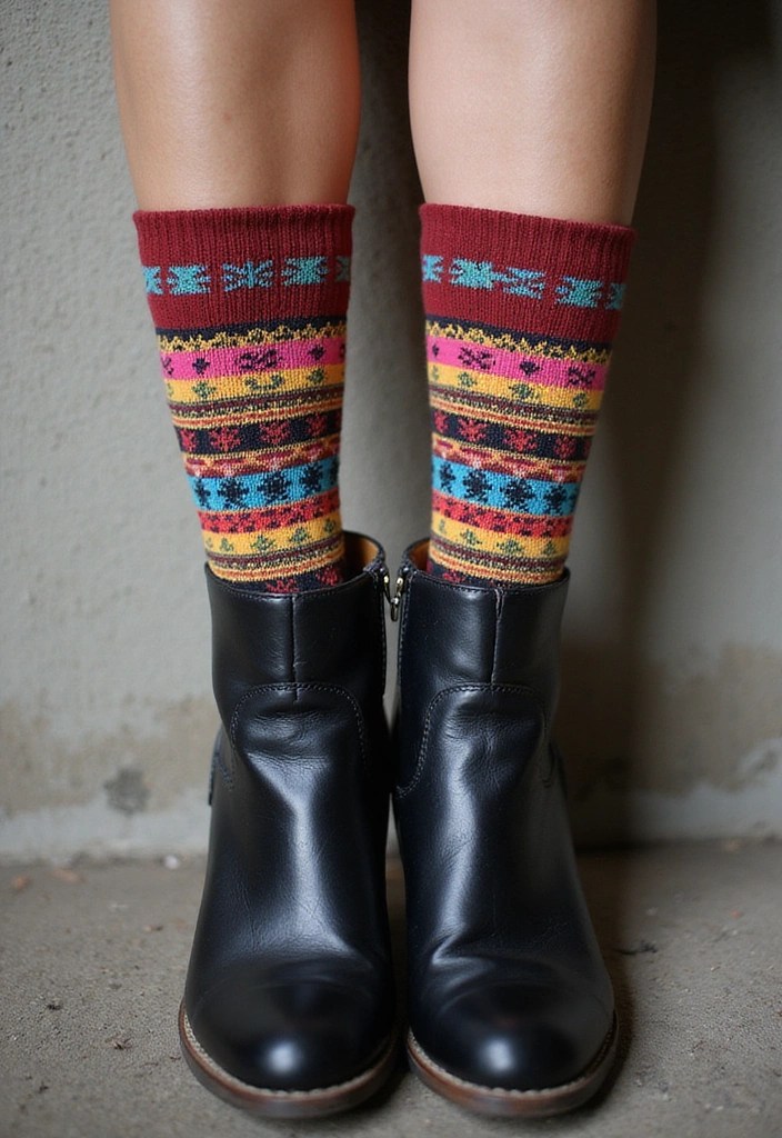 25 Fashion Accessories You Need to Elevate Your Wardrobe (Wait Until You See #10!) - 11. Colorful Socks